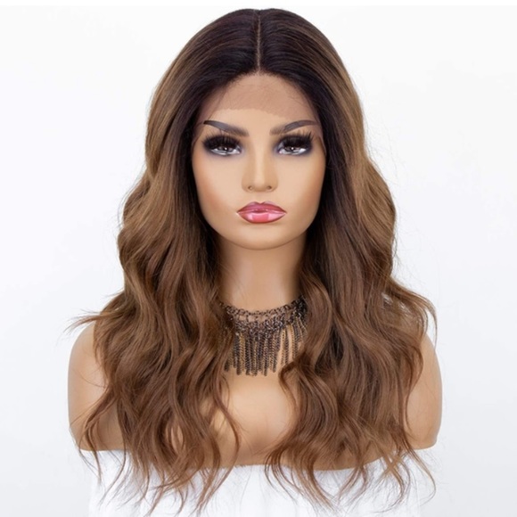16inch Brown Lace Front Wig